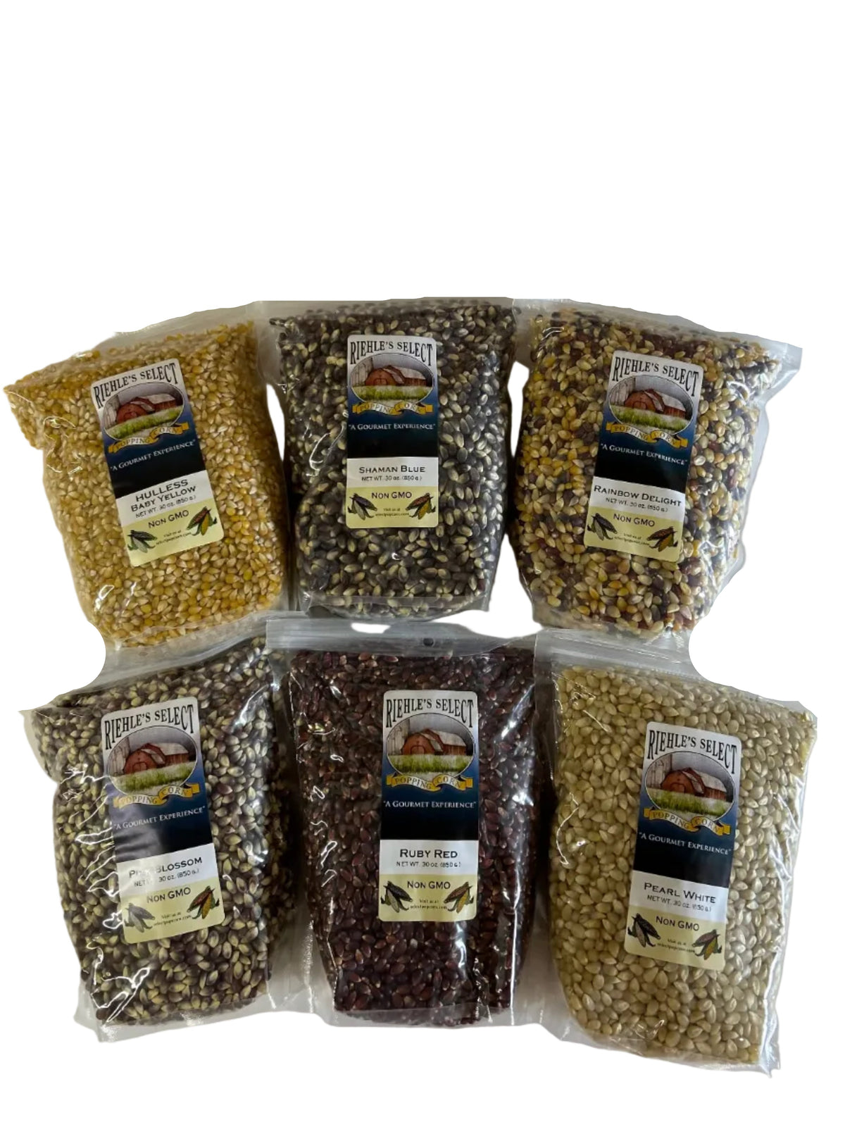 6-30oz Bags of Unpopped Popcorn