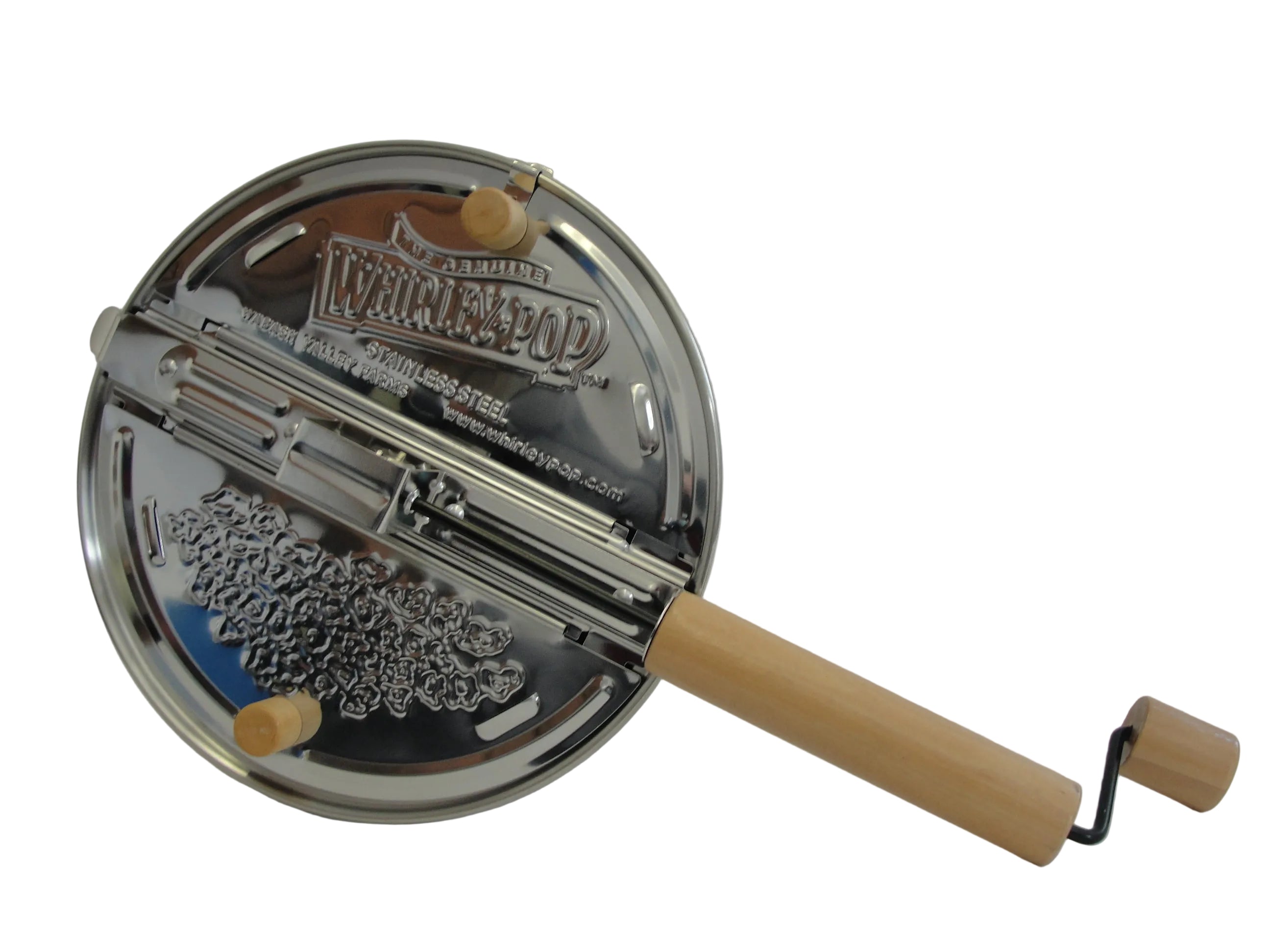 Stainless Steel Whirley Popper Pan | Riehle's Select Popcorn